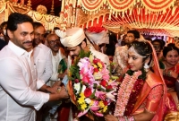 KCR and Jagan At Hyd Wedding  title=
